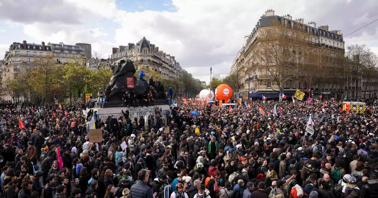 Retraites : douzième journée de mobilisation à la veille de la décision du Conseil constitutionnel