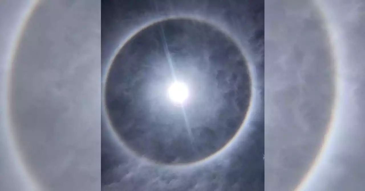 Sol en Bogotá hoy: ¿por qué un extraño círculo brillante lo rodeó?