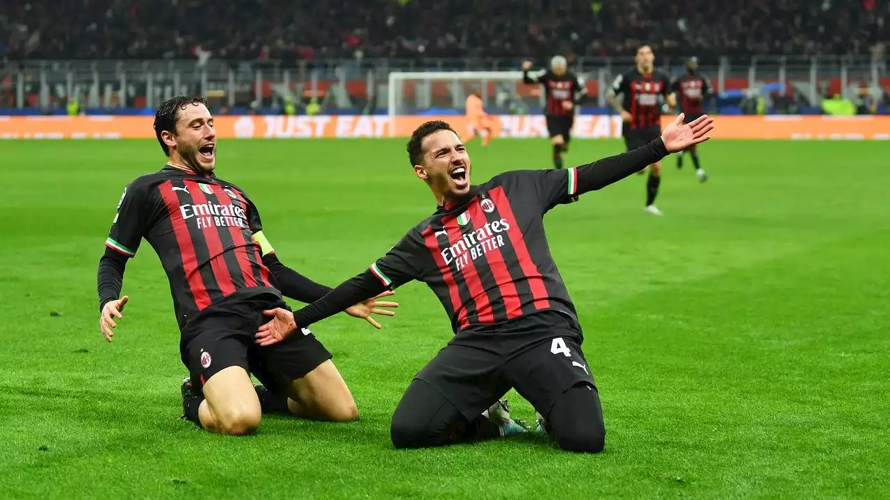 AC Milan is Napoli ook in heenduel kwartfinales Champions League de baas