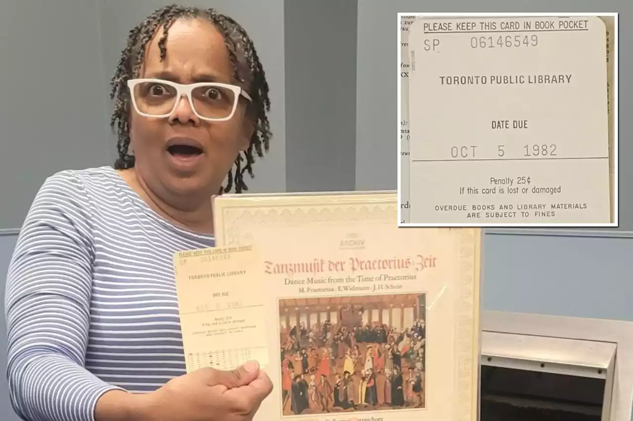 Album returned to Toronto Public Library nearly 41 years after its due date