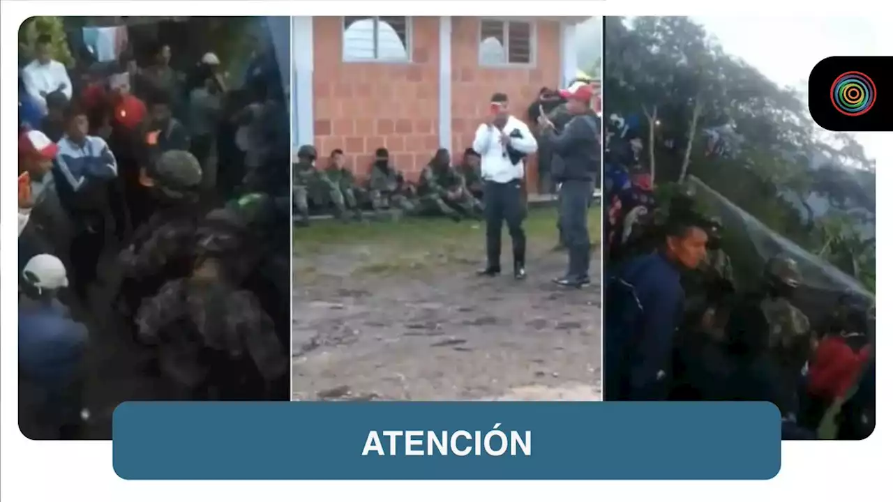 Soldados secuestrados por indígenas en el Cauca fueron liberados después de varias horas - Pulzo