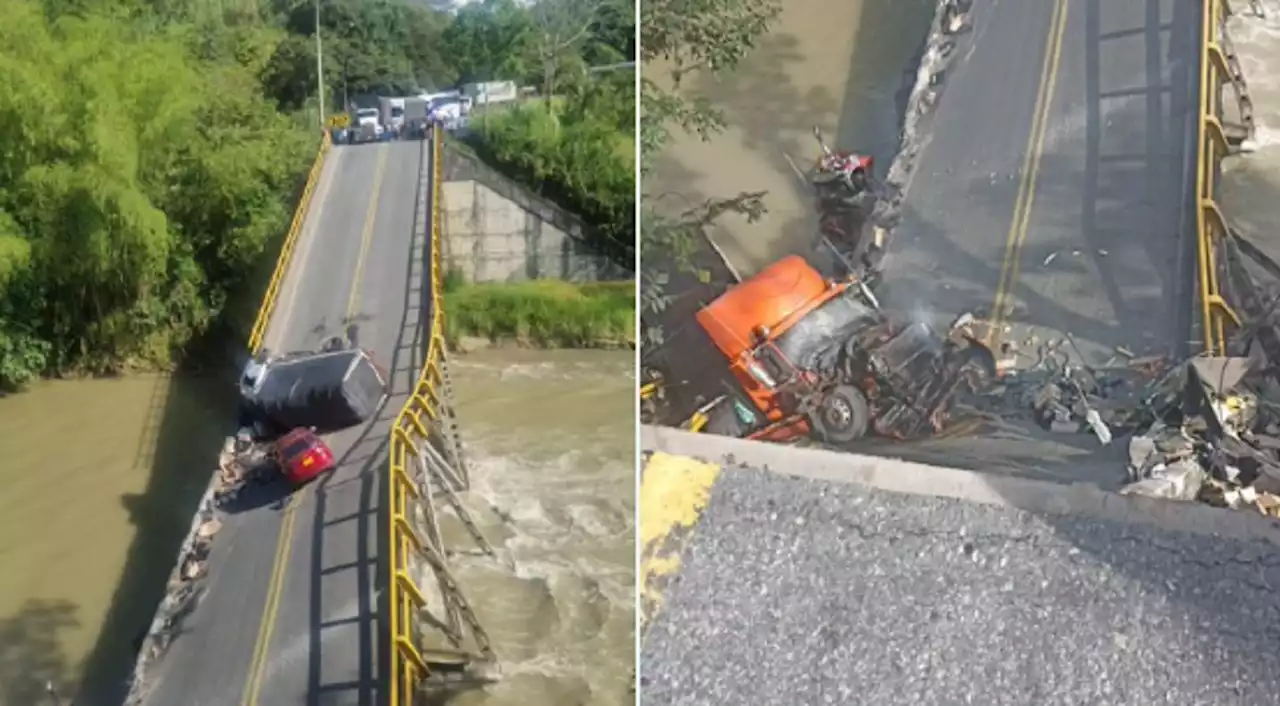 Lo último | Accidente de puente caído en La Vieja dejó dos policías muertos; más detalles - Pulzo