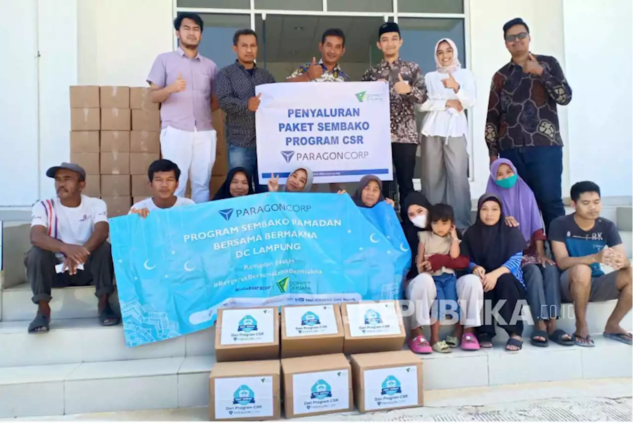 Paragon Corp Salurkan CSR Ramadhan Lewat Dompet Dhuafa Lampung |Republika Online