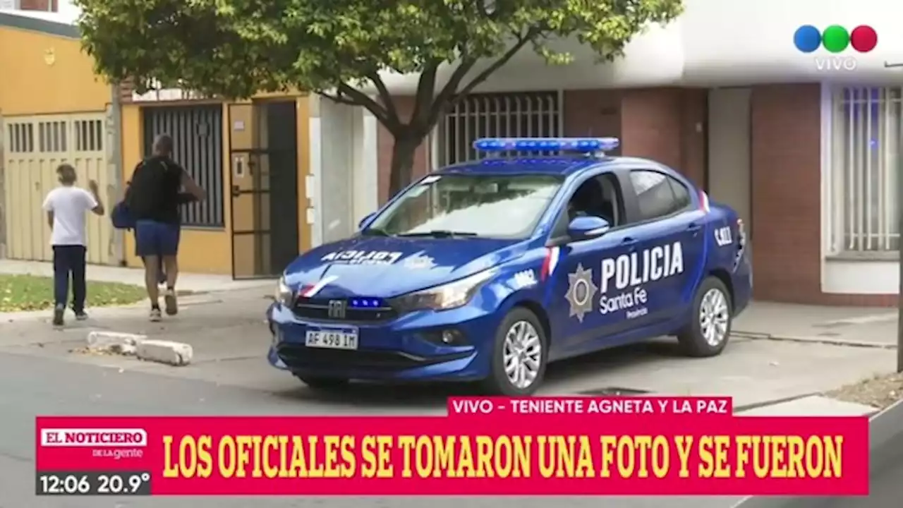 Escuela denunció amenazas: llegaron policías, se sacaron una foto en la puerta y se fueron