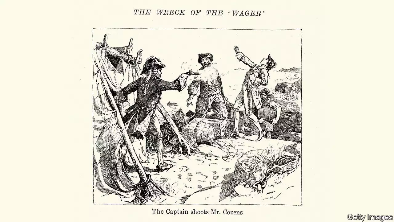 A thrilling account of a shipwreck in the Pacific in 1741