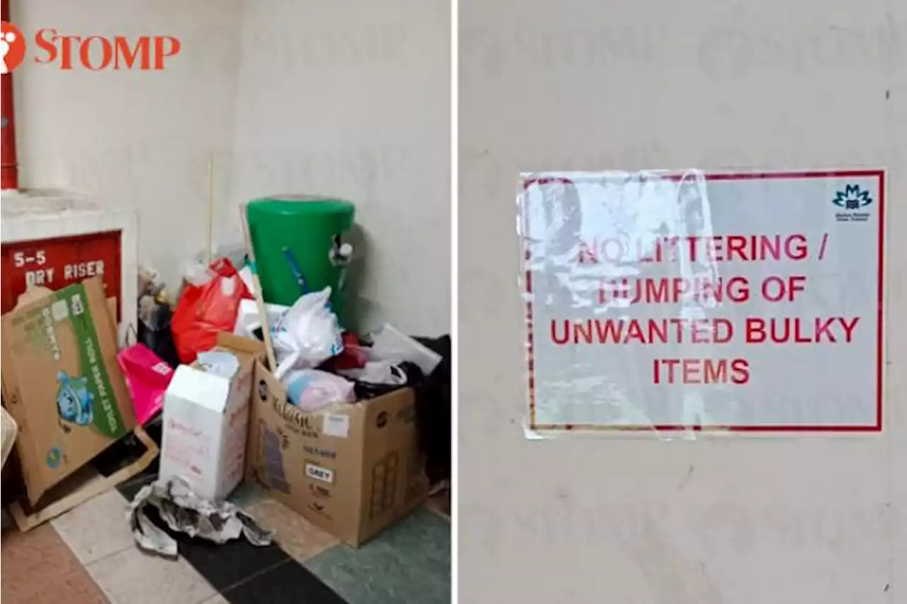 Rubbish repeatedly dumped at Chai Chee void deck despite notice and CCTV