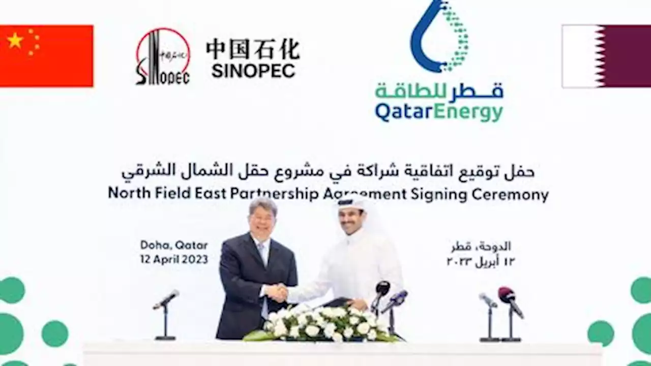 Qatar gives China's oil giant Sinopec share of landmark natural gas field