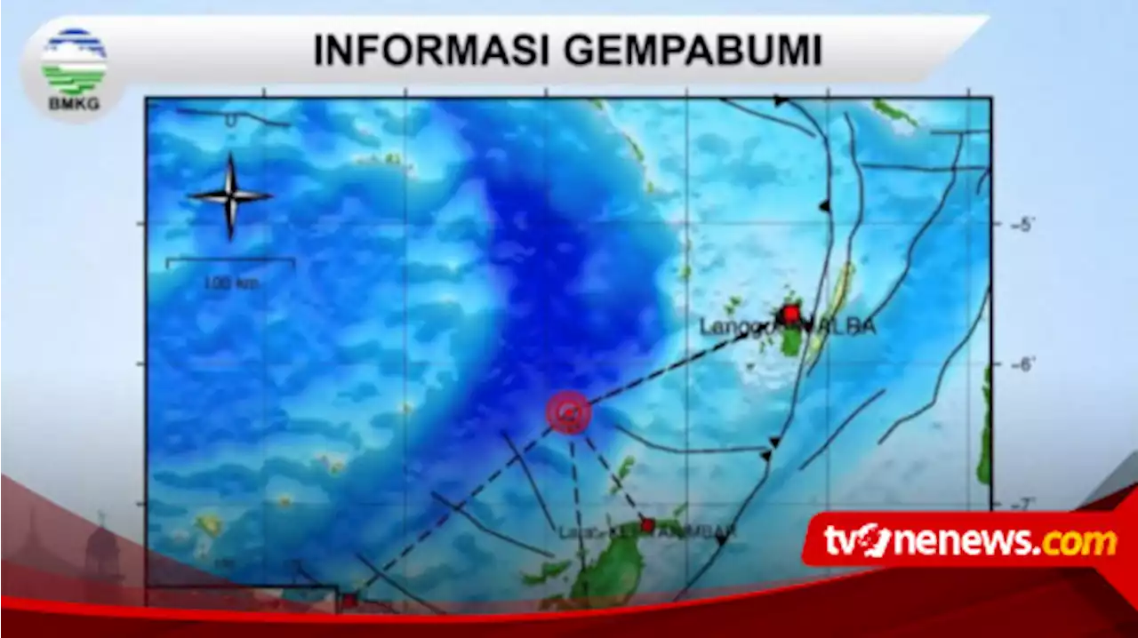 Kabupaten Kepulauan Tanimba Diguncang Gempa Bumi Magnitudo 5,0