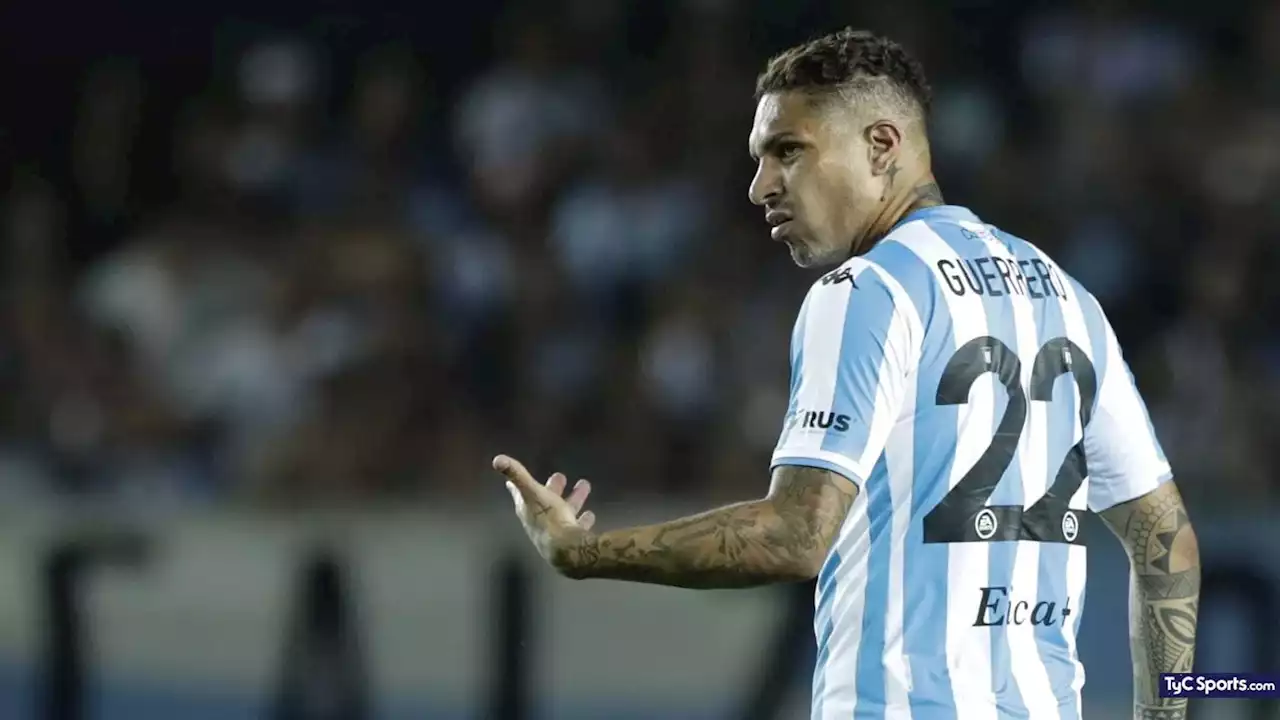 La CONTUNDENTE revelación de Guerrero sobre las chances de Racing en la Libertadores - TyC Sports