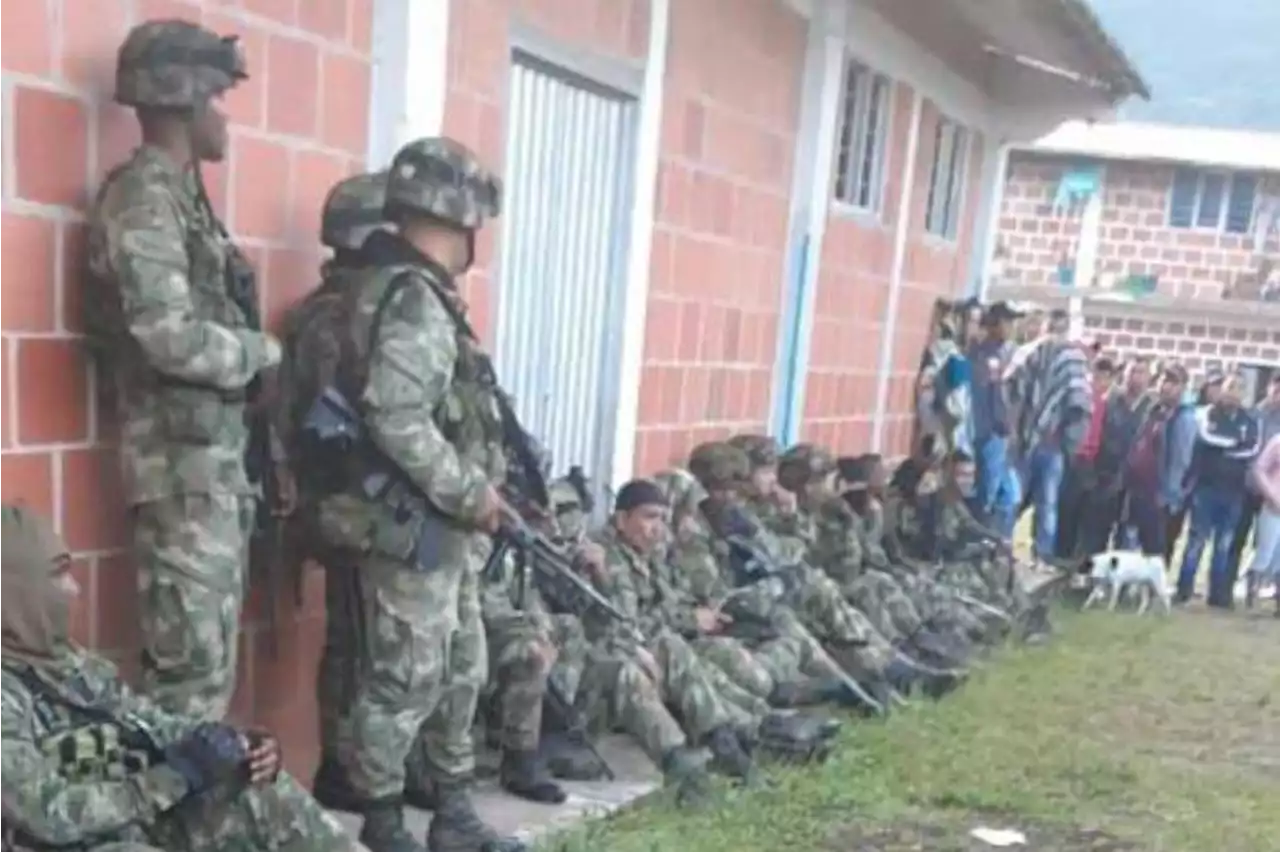 Más detalles sobre la &#039;retención&#039; de los militares en el Cauca por parte de comunidades indígenas