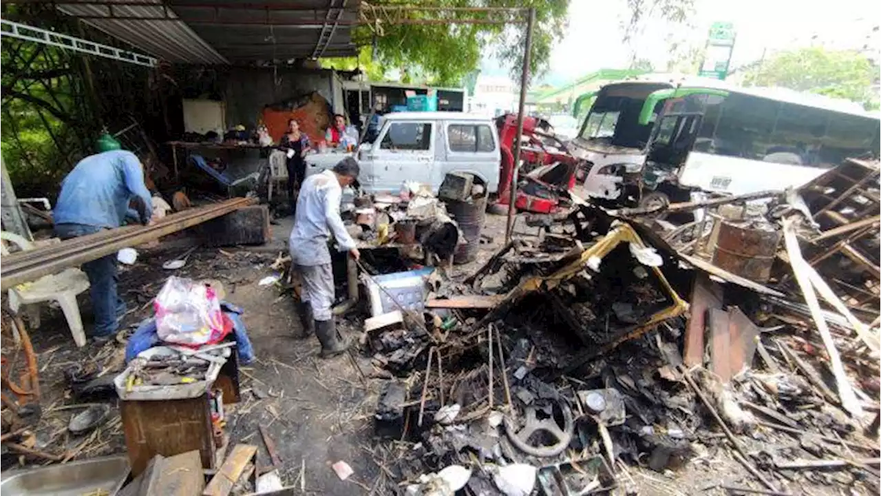 Habitante de calle provocó un incendio en Floridablanca