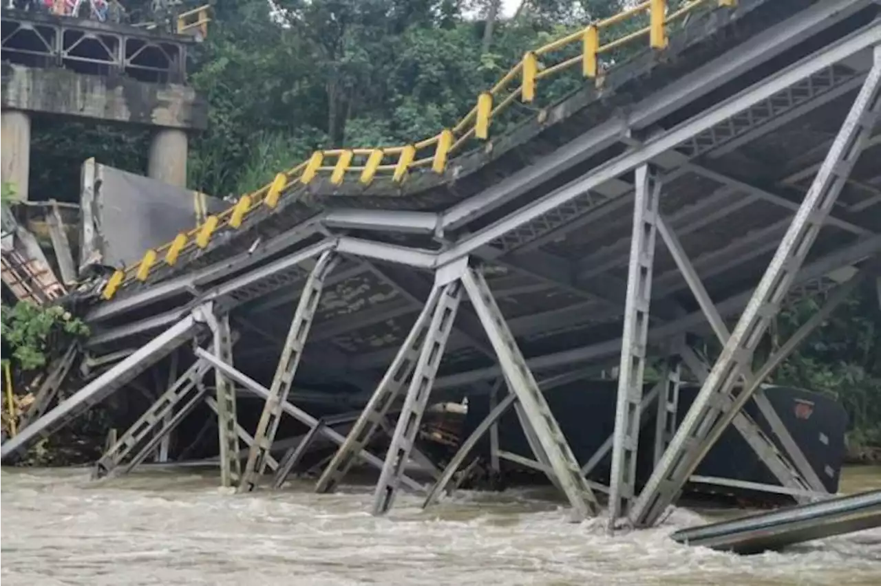 Las tres hipótesis que tienen las autoridades ante el desplome de puente entre Valle y Quindío