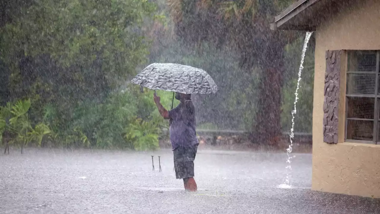 Torrential storms batter South Florida, close key airport