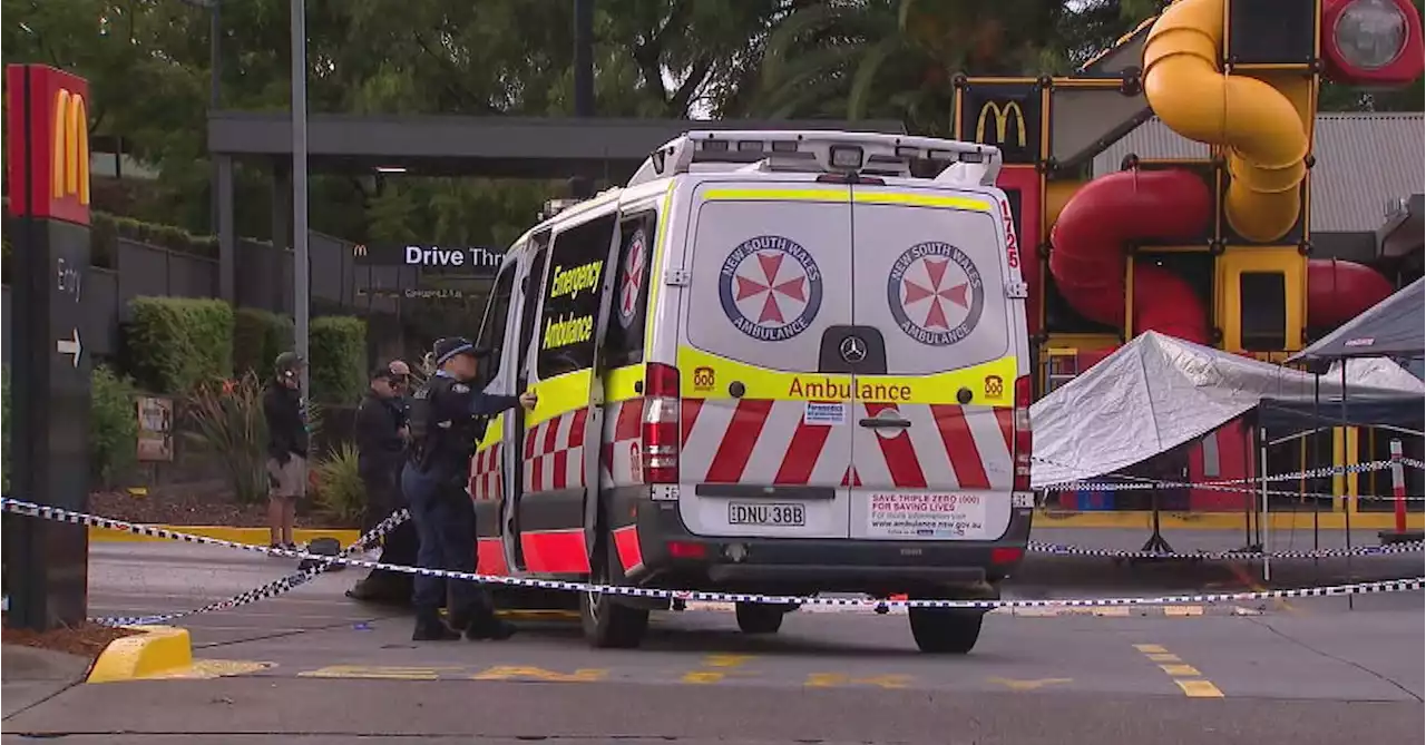 Paramedic on break when stabbed at McDonald's in Sydney's south-west