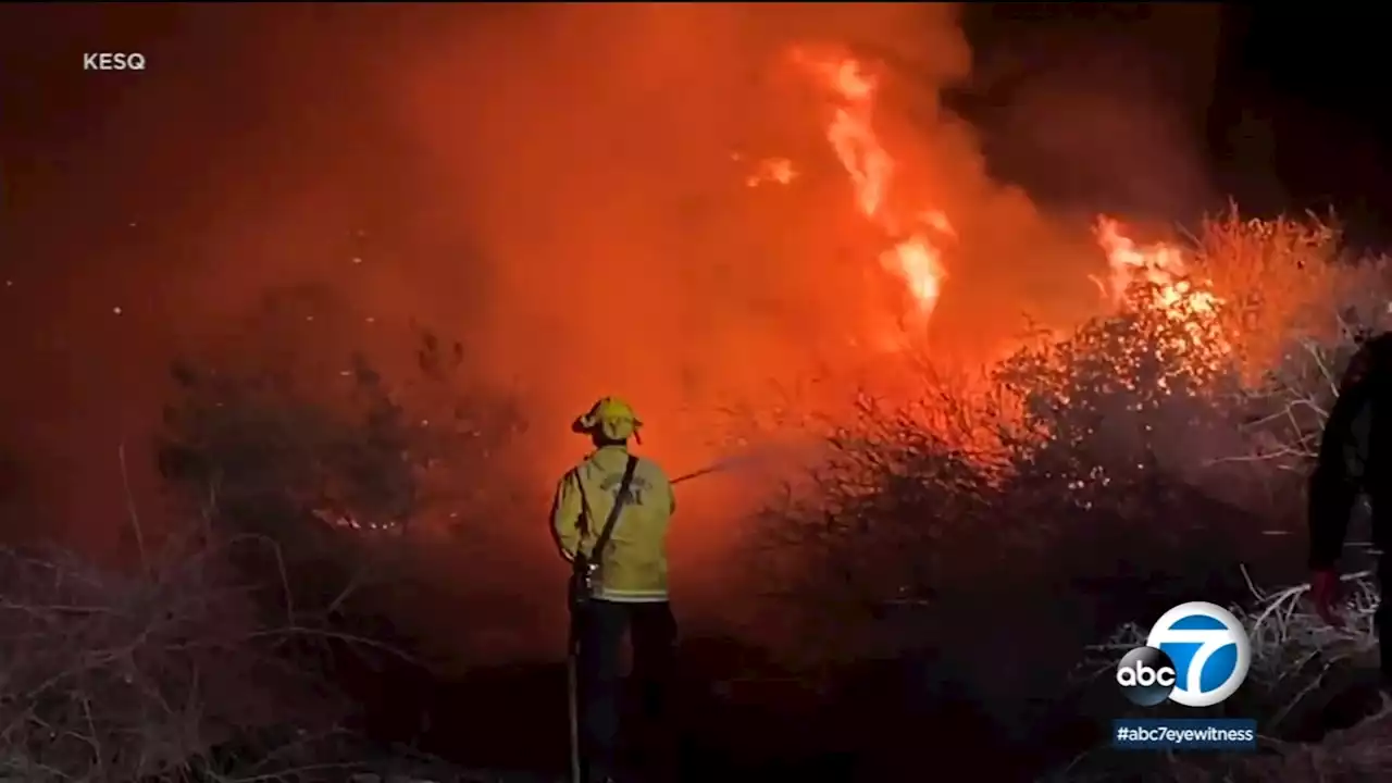 Brush fire in Riverside County spreads to 30 acres, evacuation orders in place