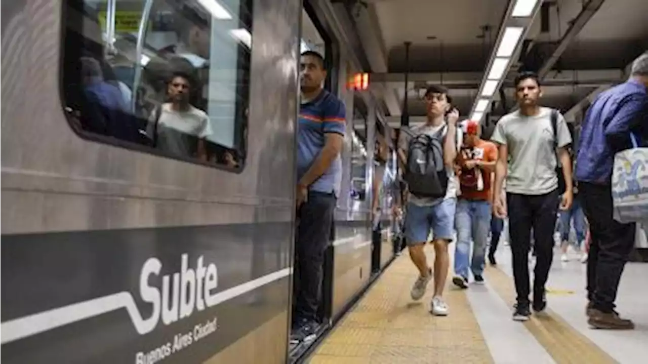 Subte: los metrodelegados paralizarán durante dos horas las líneas A y H