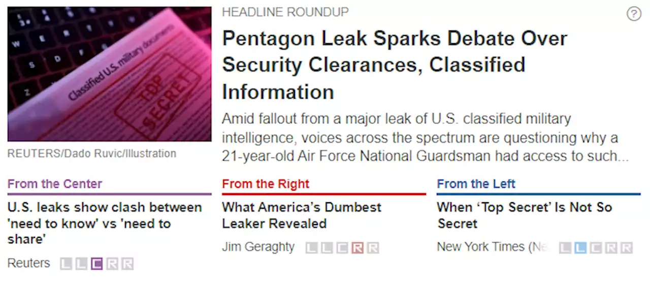 Pentagon Leak Sparks Debate Over Security Clearances, Classified Information