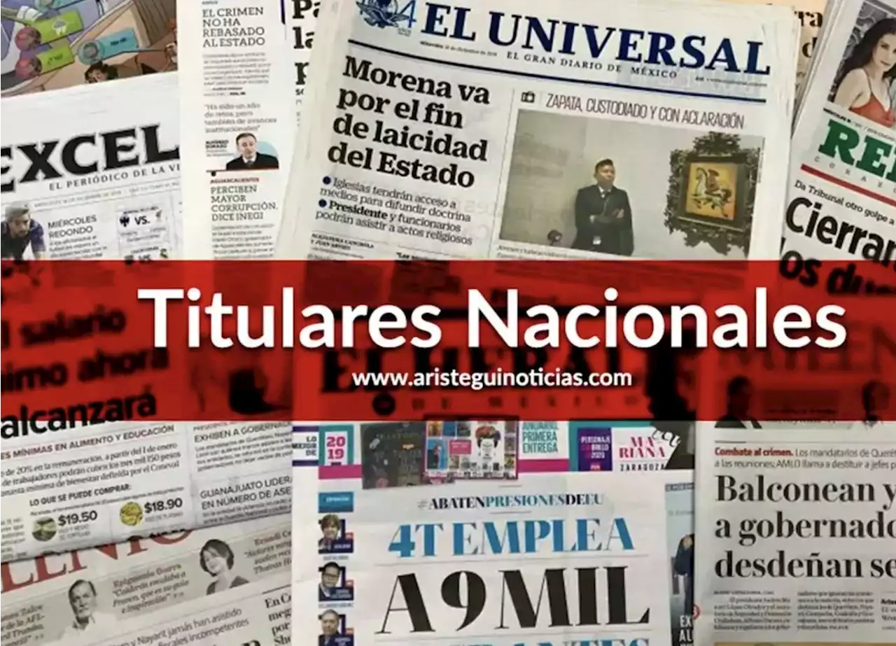 Garduño permitió tortura y violaciones a migrantes; Ciudadanos tiran reforma al TEPJF; y más | Titulares nacionales 14/04/2023