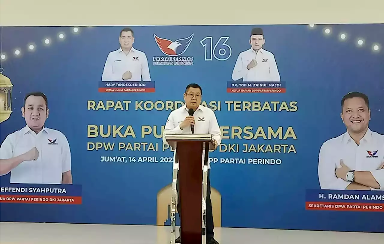 Perindo Buka Polling Capres-Cawapres, Ada Ganjar Pranowo dan 15 Tokoh Lainnya