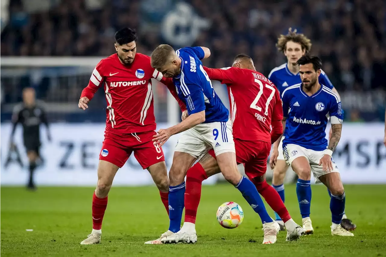 Schalke siegt im Kellerduell und stößt Hertha BSC nach ganz unten