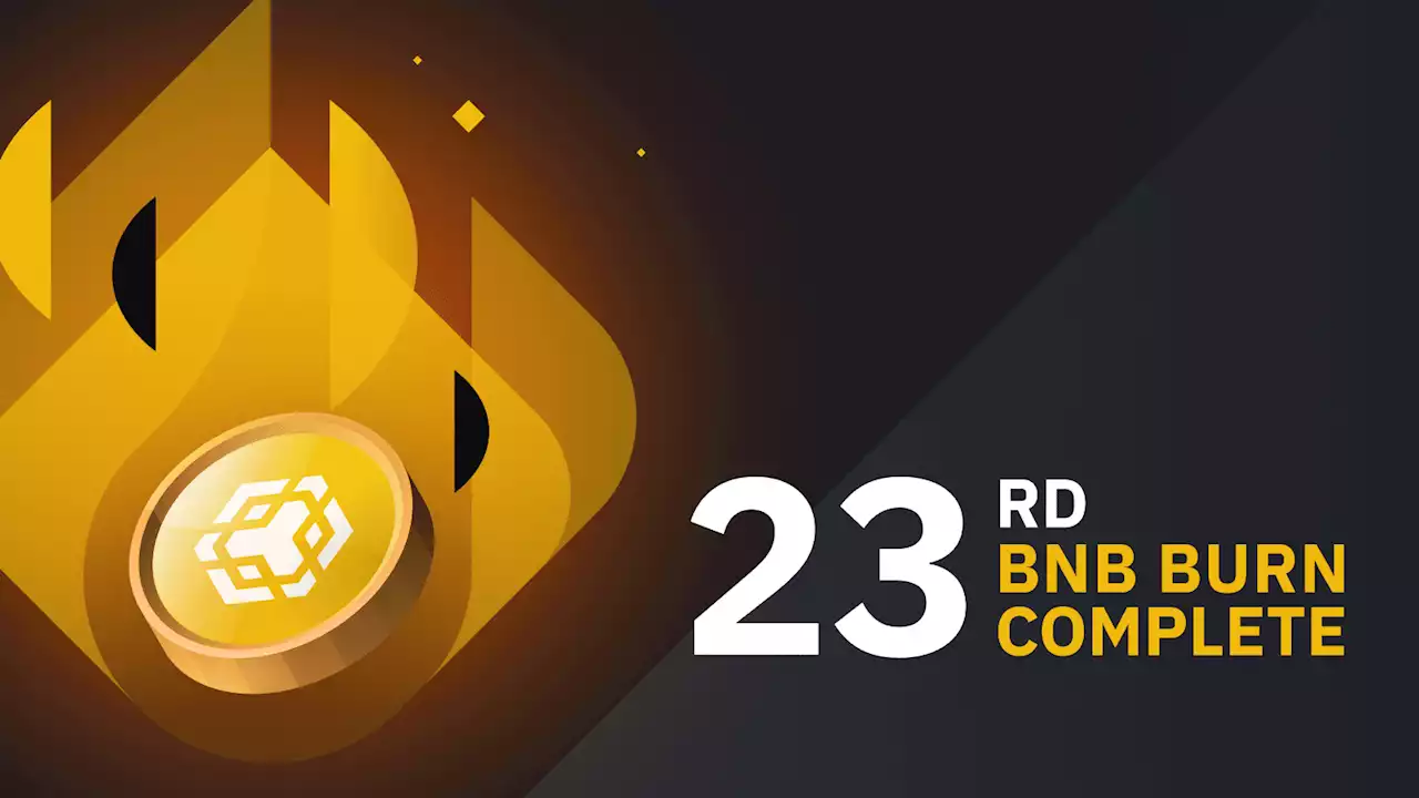 23rd BNB Burn | Binance Blog