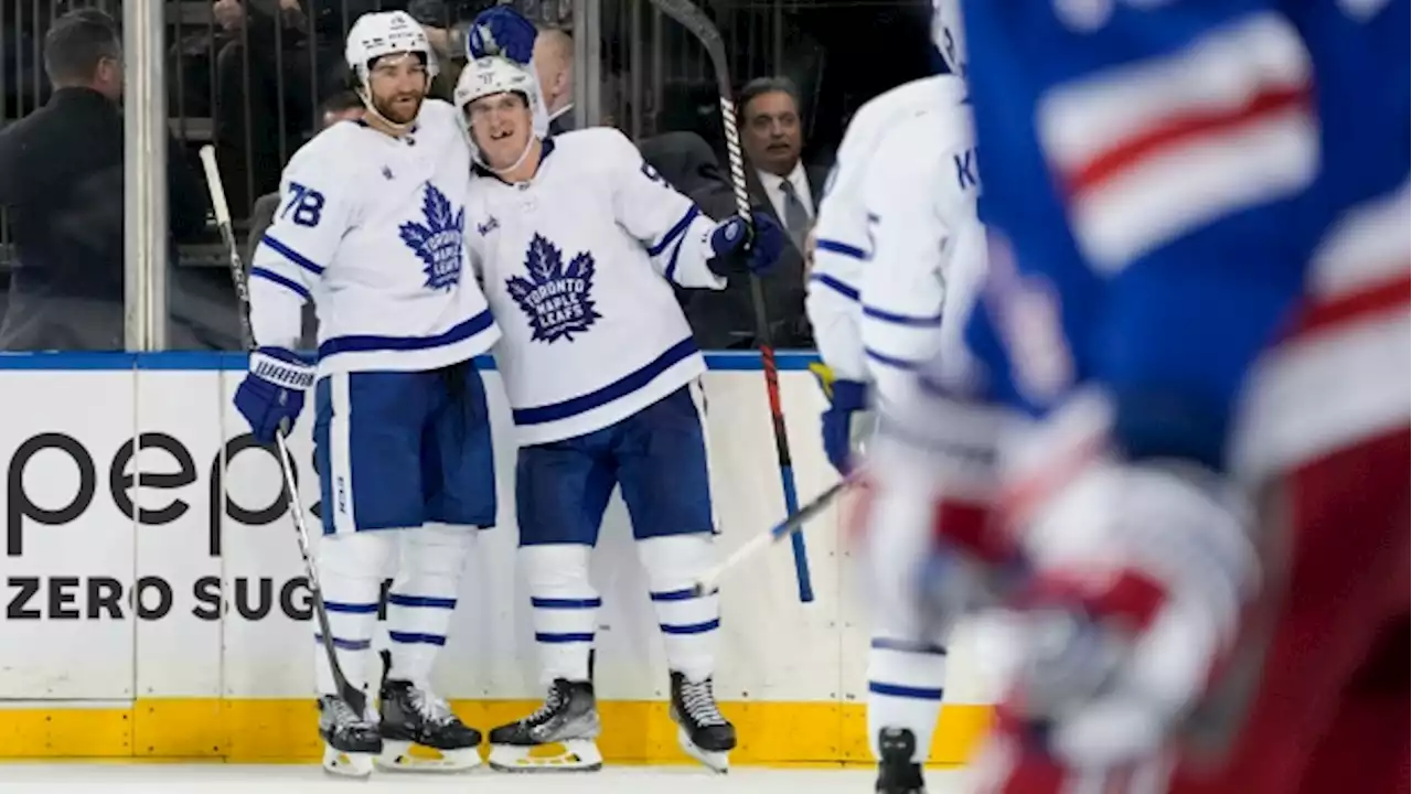 Acciari scores late winner, Maple Leafs beat Rangers 3-2