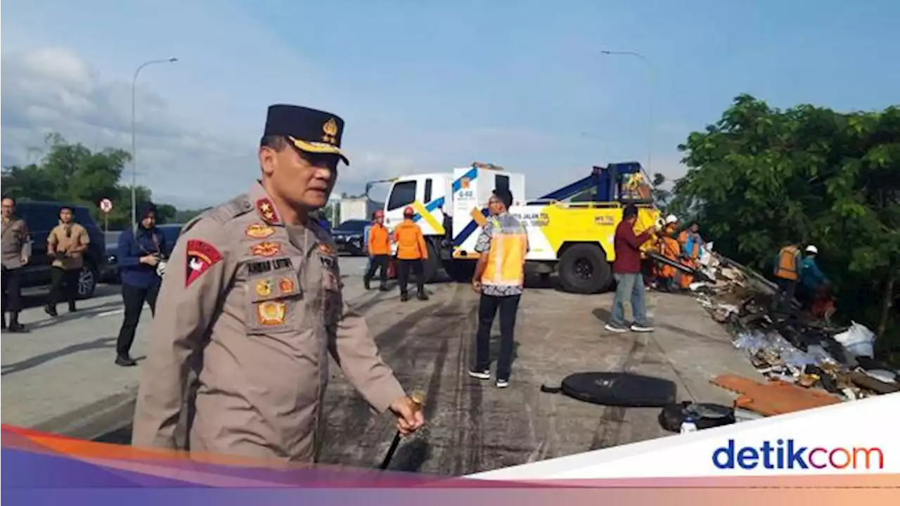 Kapolda Jateng Pantau Langsung Evakuasi Laka Maut di Tol Boyolali