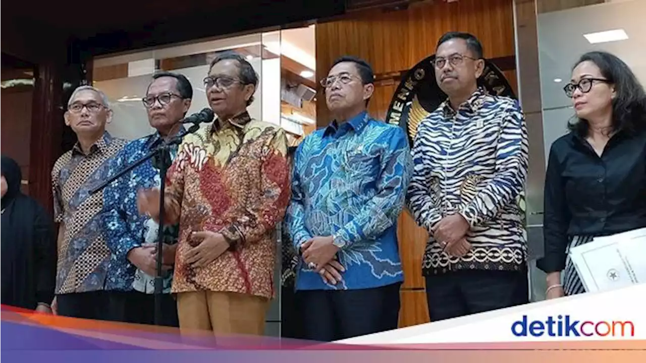 Mahfud Md: RUU Perampasan Aset Sudah Diparaf, Segera Dikirim ke DPR