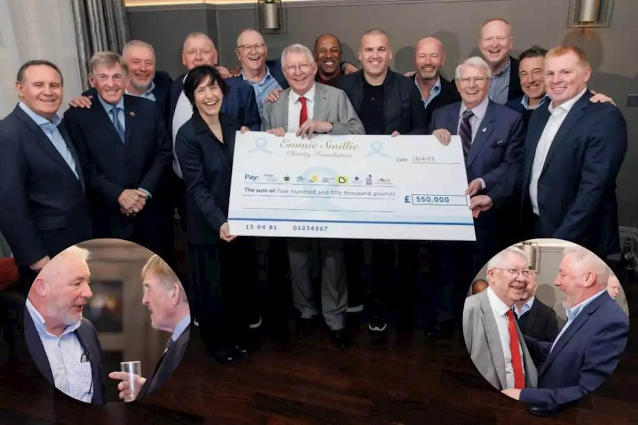 Sir Alex Ferguson joined by Rangers and Celtic legends at Glasgow charity event