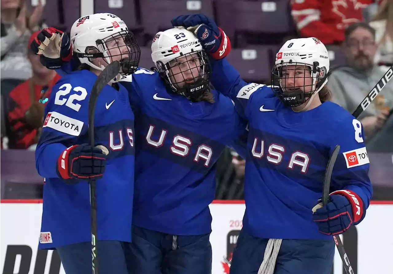 U.S. beats Germany, Czechia downs Finland in world hockey championship quarter-finals