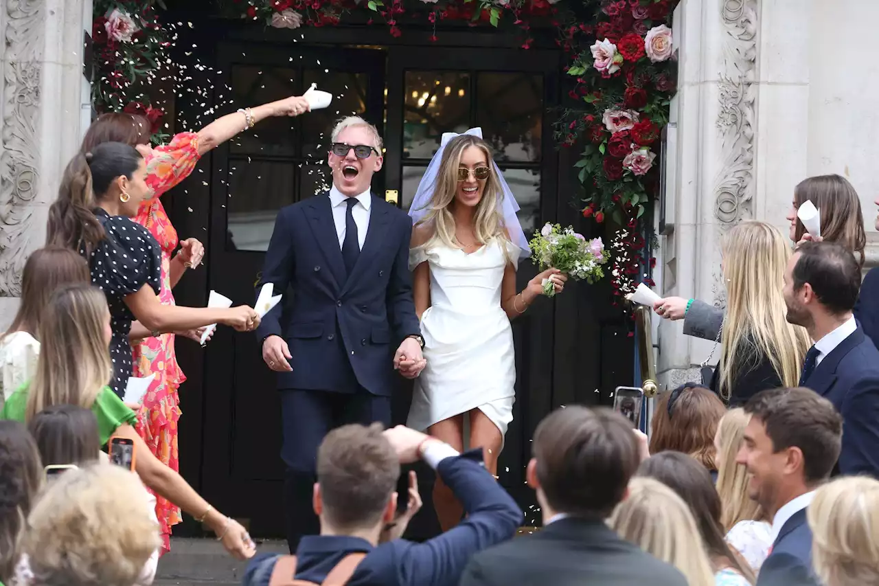 Sophie Habboo Wore A Stunningly Chic Dress By Vivienne Westwood For Her City Wedding