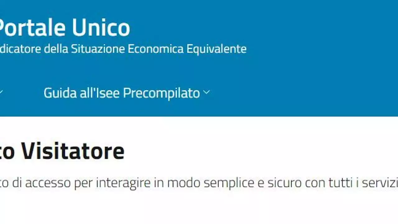 Inps, arriva il Portale unico Isee. In un colpo solo l'attestazione che serve a tutto