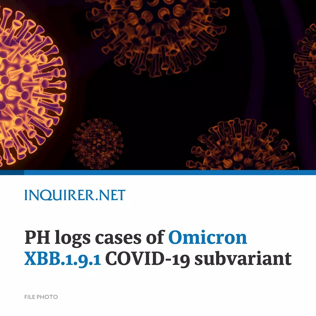 PH logs cases of Omicron XBB.1.9.1 COVID-19 subvariant