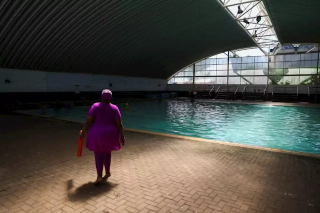 South African older women splash their way to health in Soweto pool