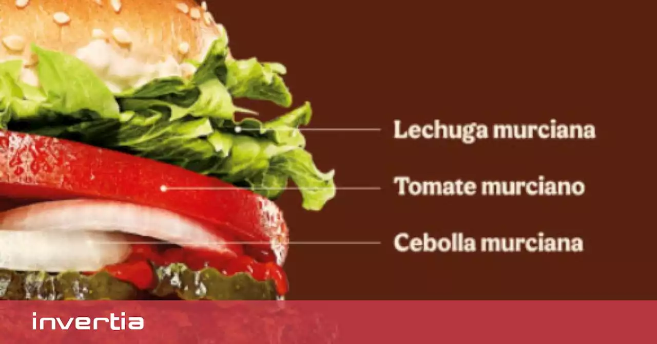 Burger King rinde homenaje a los productos agrícolas de la huerta de Murcia con una potente campaña de mupis