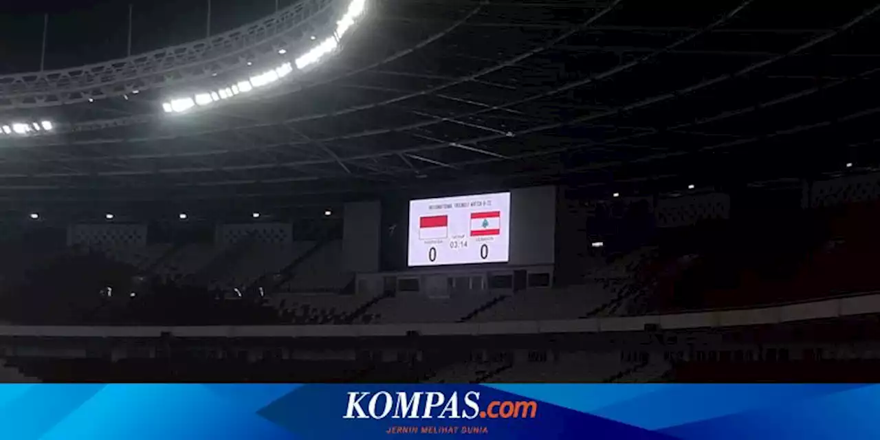 Timnas U22 Indonesia Vs Lebanon, Senyap Saat Tak Ada Peluang