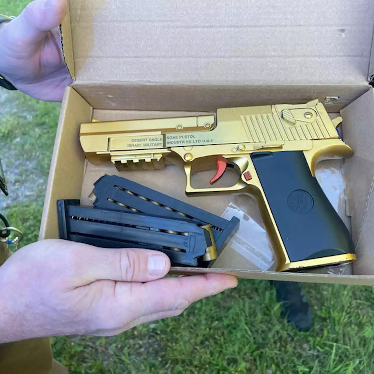 Boy pulled off school bus after being seen holding realistic-looking airsoft gun - KRLD News