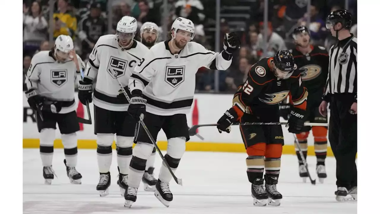 Adrian Kempe, Kings dismiss Ducks in regular-season finale, will face Edmonton in playoffs