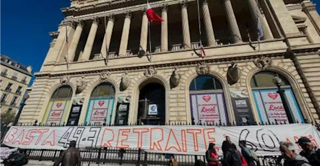 [Réforme des retraites] Sur le front, le combat se poursuit au palais de la Bourse