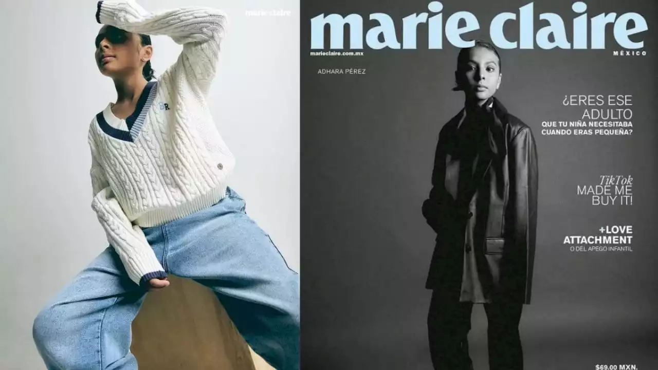 Adhara, niña genio veracruzana que aparece en portada de Marie Claire