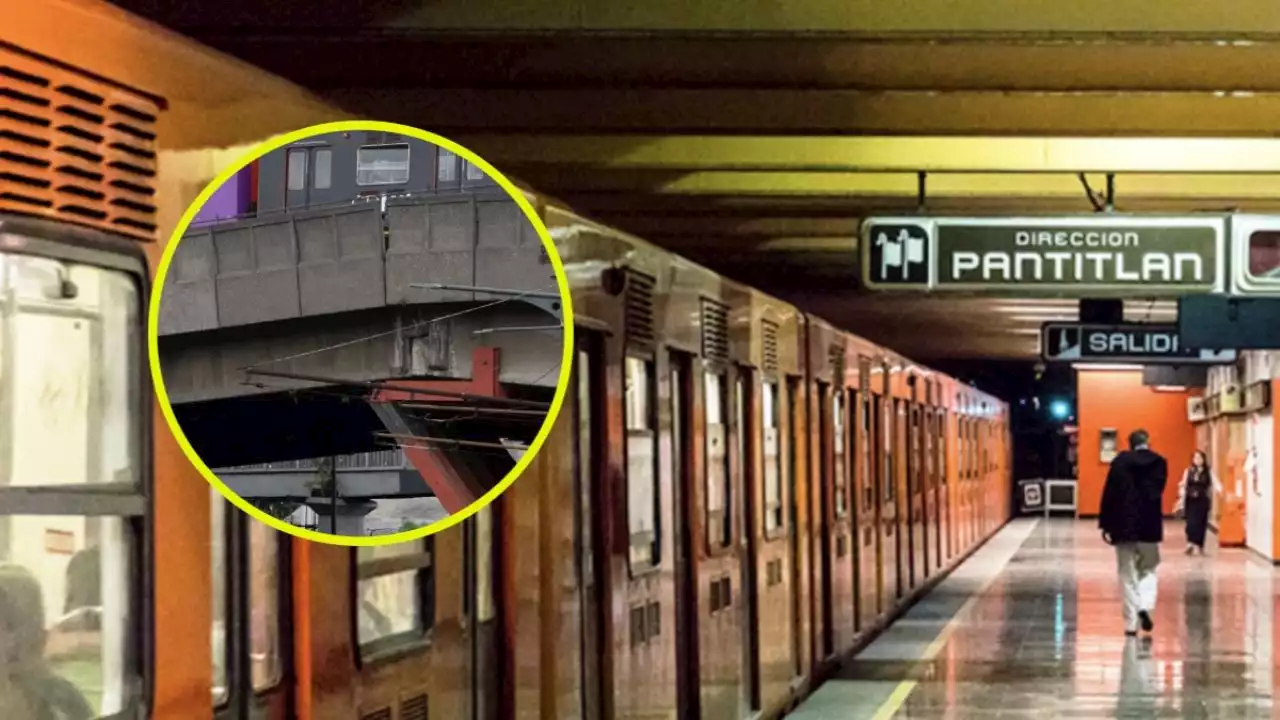 Metro CDMX:¿Son seguras las estructuras naranjas que están poniendo en Pantitlán? Esto sabemos