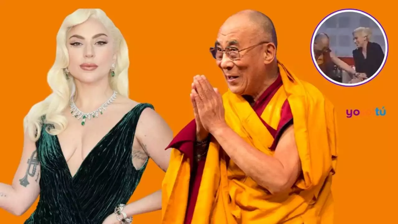 Reviven VIDEO del Dalái Lama tocando pierna de Lady Gaga tras polémica con niño