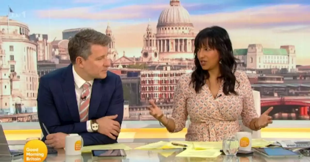 GMB's Ranvir tells co-star to 'roll sleeves up' in cheeky swipe during report