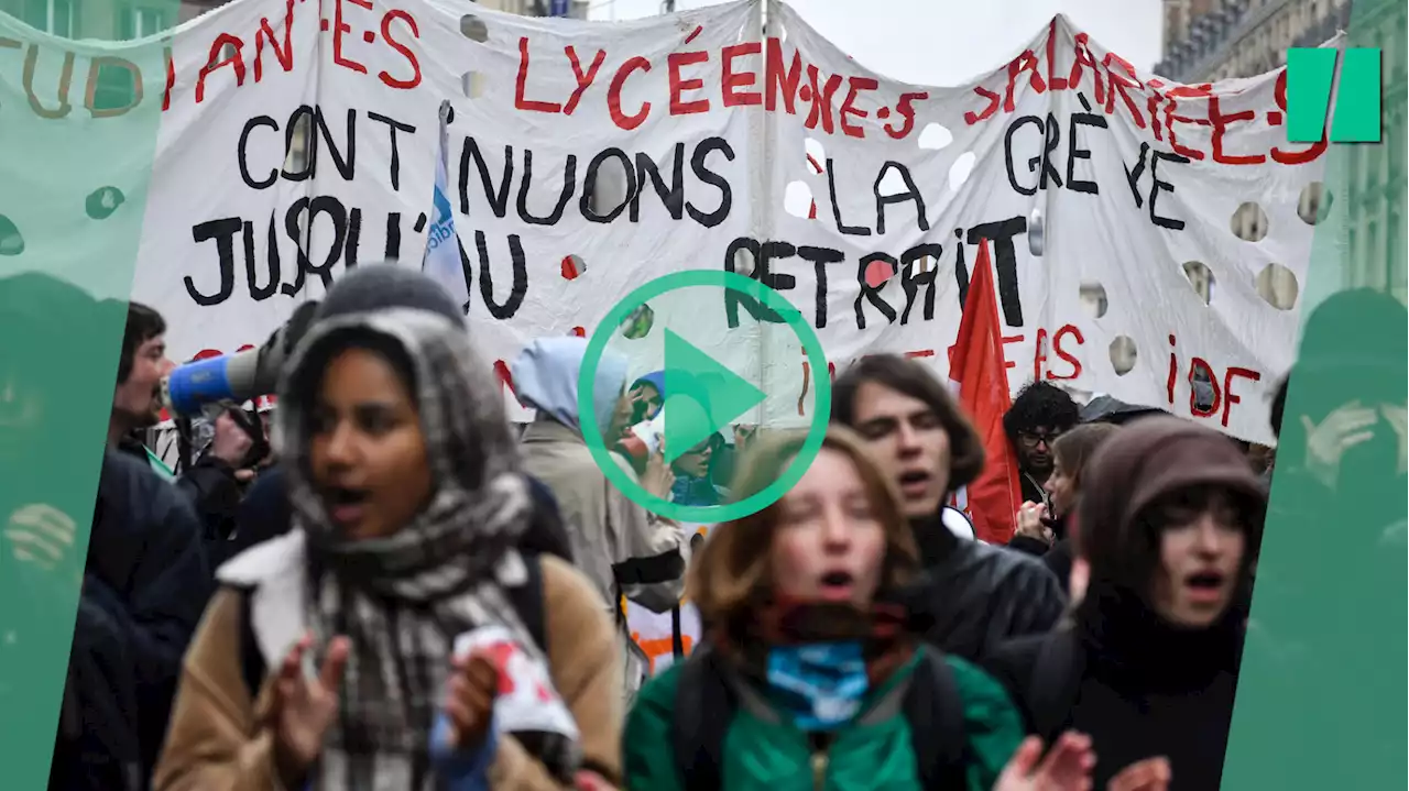 Ces étudiants auront manifesté contre la réforme des retraites jusqu’à la dernière seconde