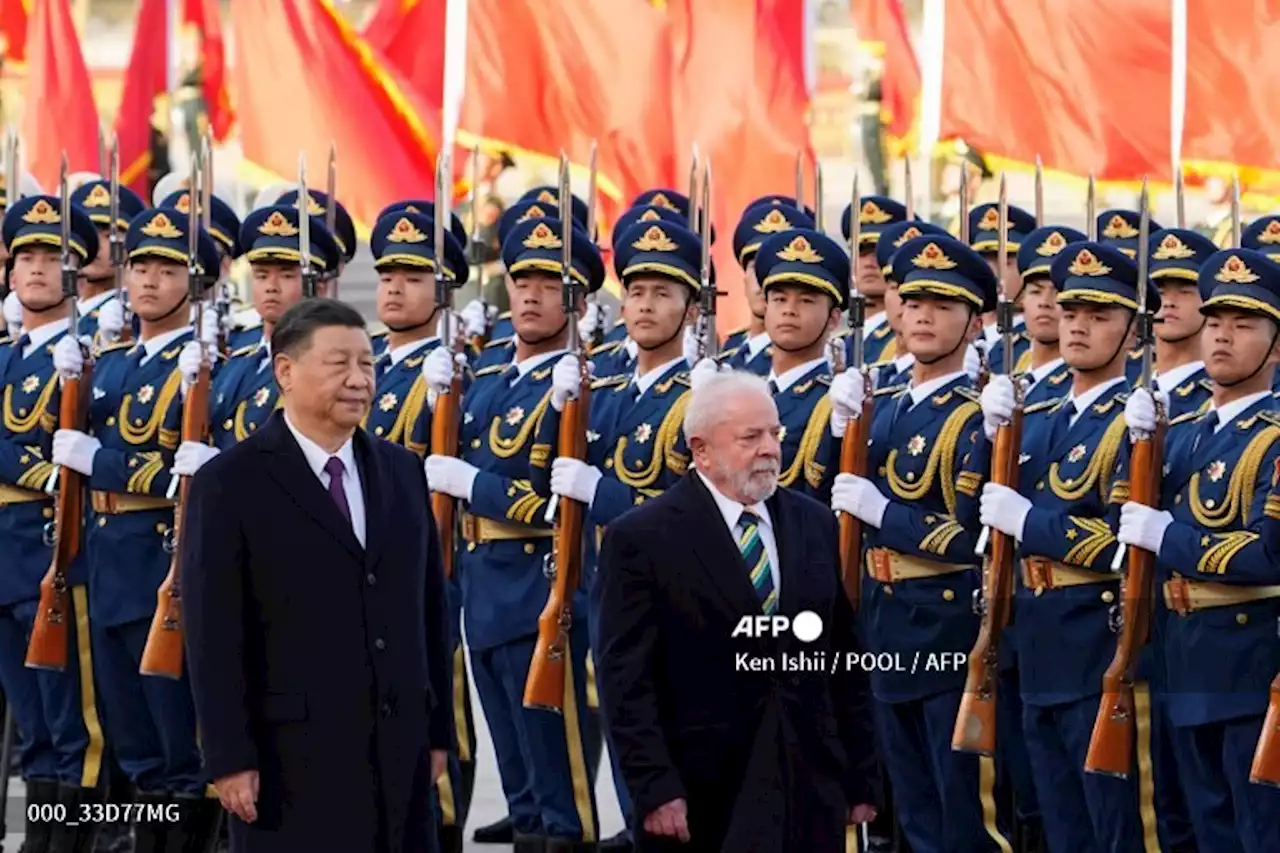 Brazil's Lula meets Xi in Beijing after lashing out at US dollar, IMF