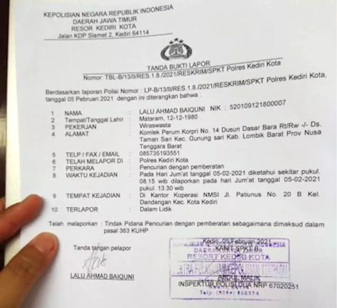 Penipuan Investasi Koperasi NMSI Terkait Budi Daya Lebah dan Ternak Tokek