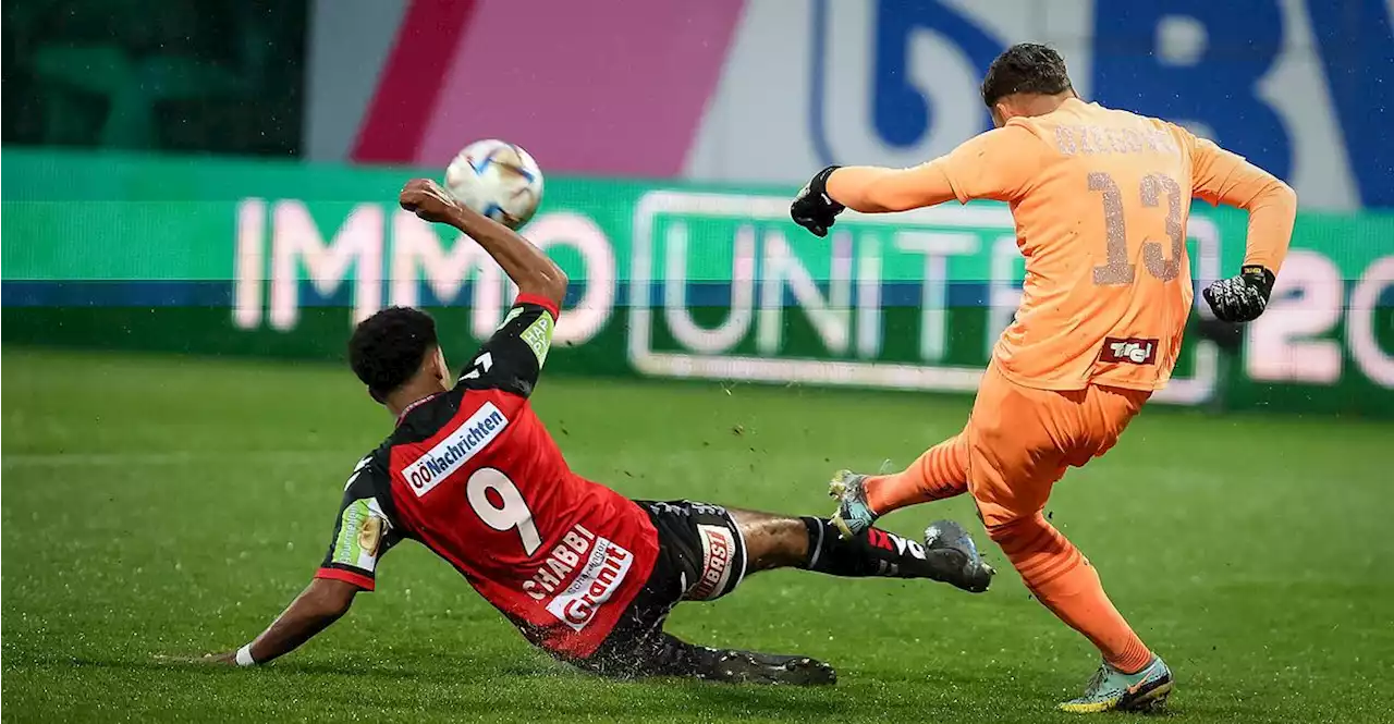 1:1: SV Ried holt im Abstiegskampf einen Punkt gegen WSG Tirol