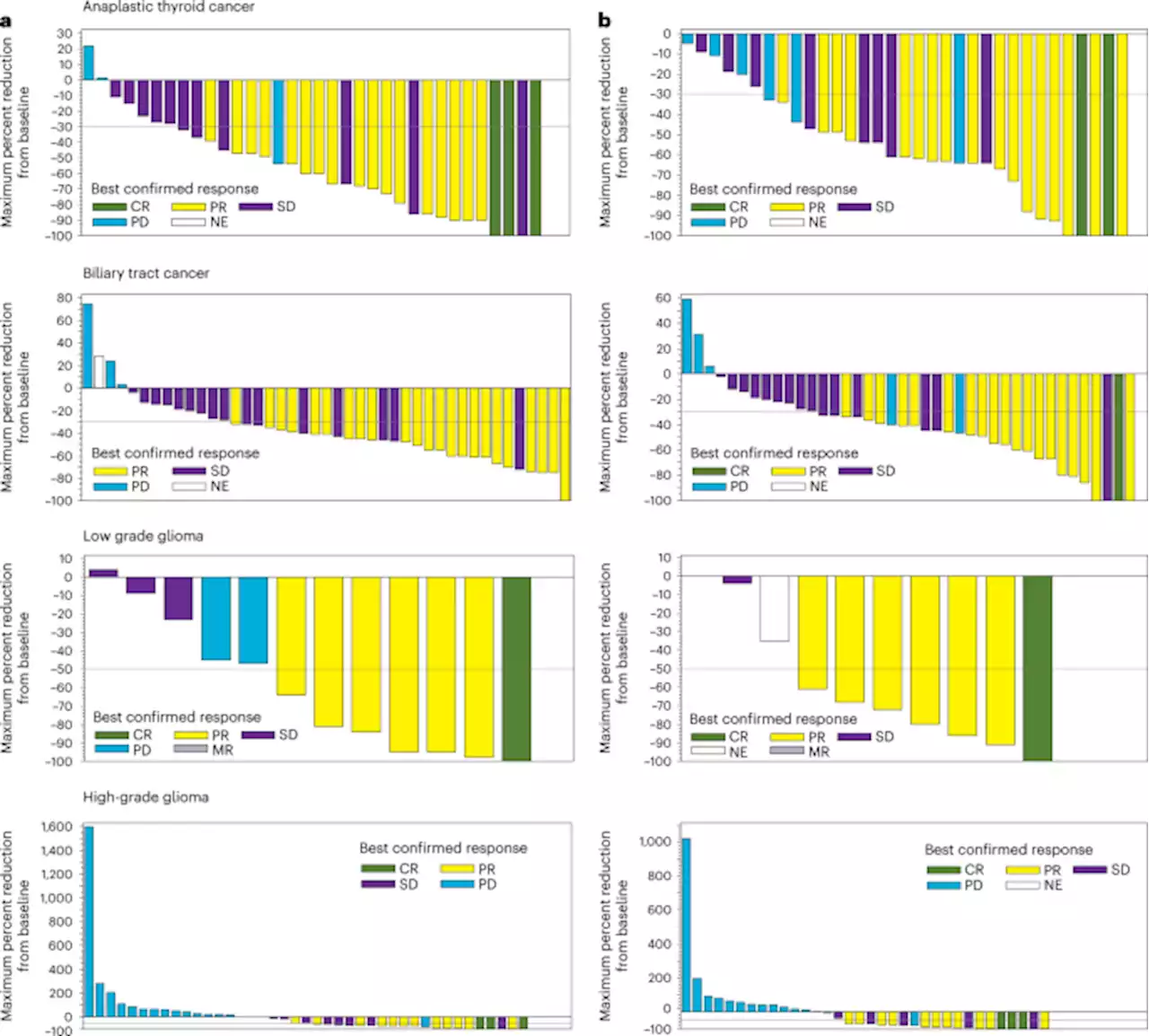 Dabrafenib plus trametinib in BRAFV600E-mutated rare cancers: the phase 2 ROAR trial - Nature Medicine