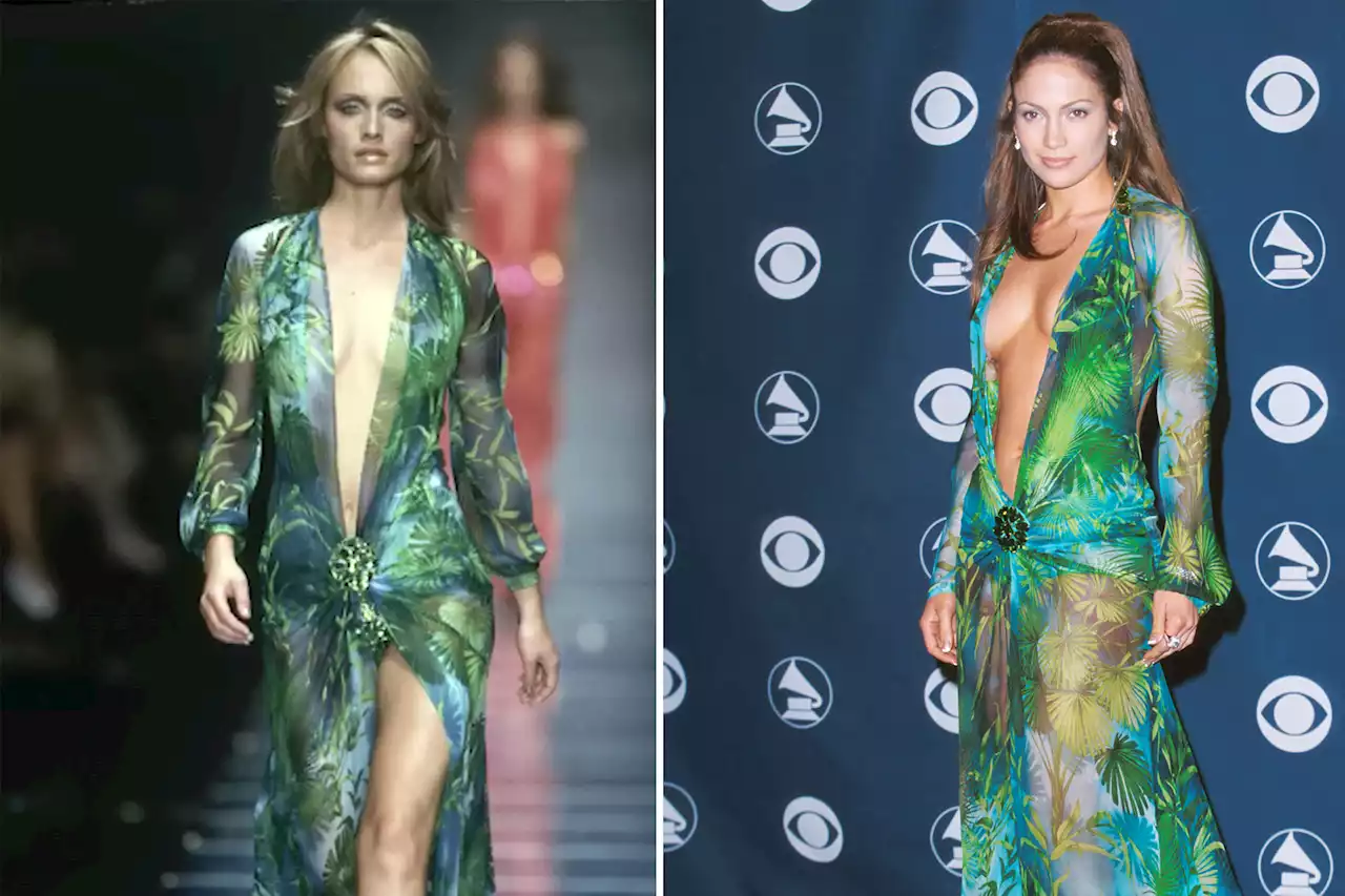 Amber Valletta swipes at J.Lo’s iconic Versace dress: ‘I wore it first’