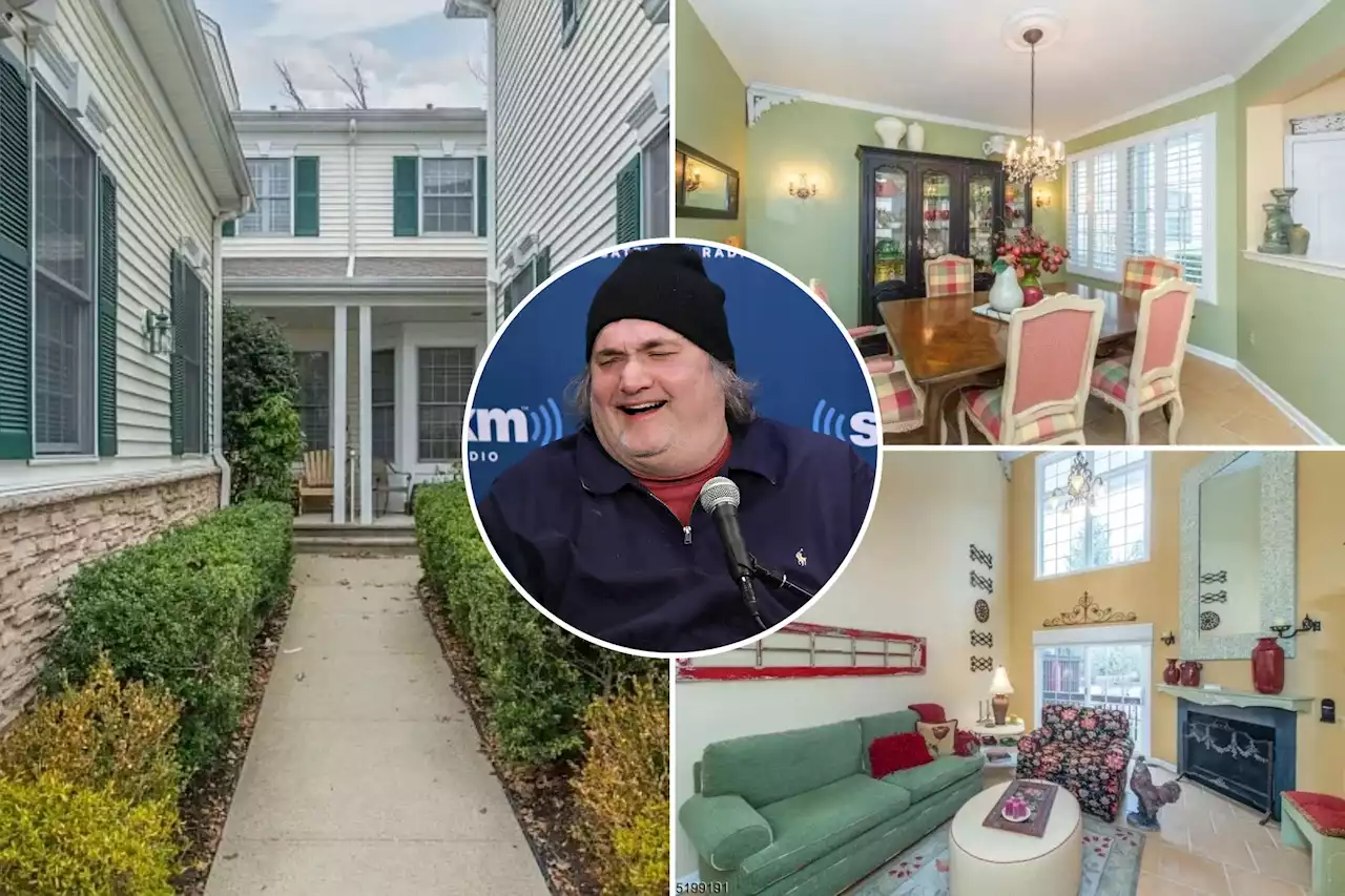 Artie Lange selling longtime New Jersey home of 20 years as website shuts down